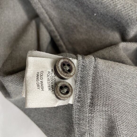 Untuckit Shirt Men Slim Fit Coolmax Casual Button up Long Sleeve stretch XL - Picture 7 of 11